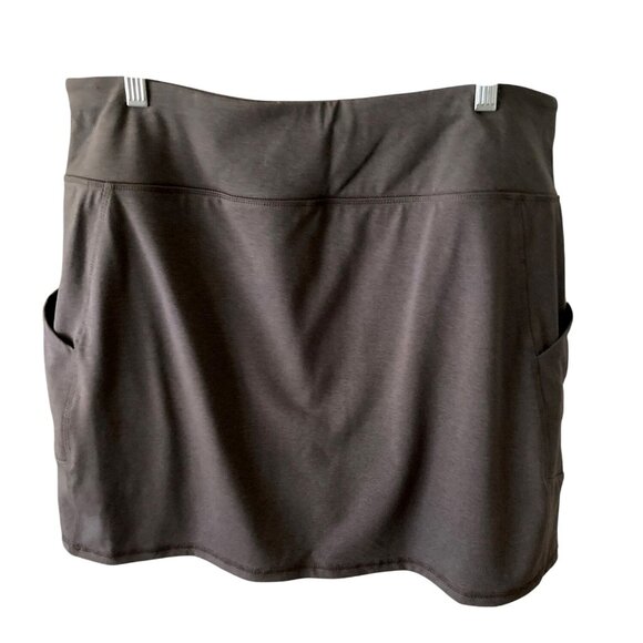 MTA Sport Woman's Grey two pocket Skirt built in Shorts Athletic Size 1X - Picture 1 of 7